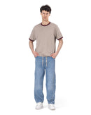 Crew Neck Contrast Trim Regular Fit T-Shirt