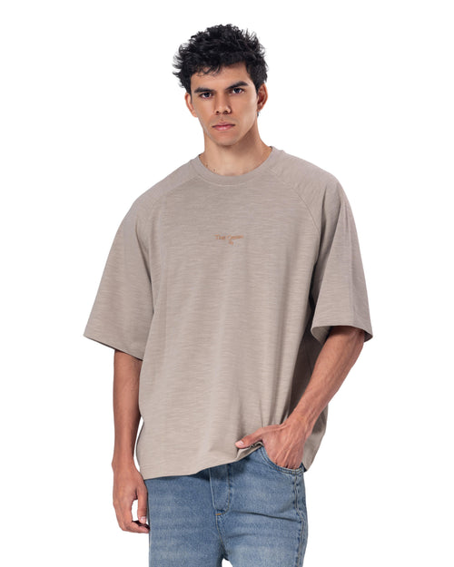 Crew Neck Oversized Fit Printed T-Shirt