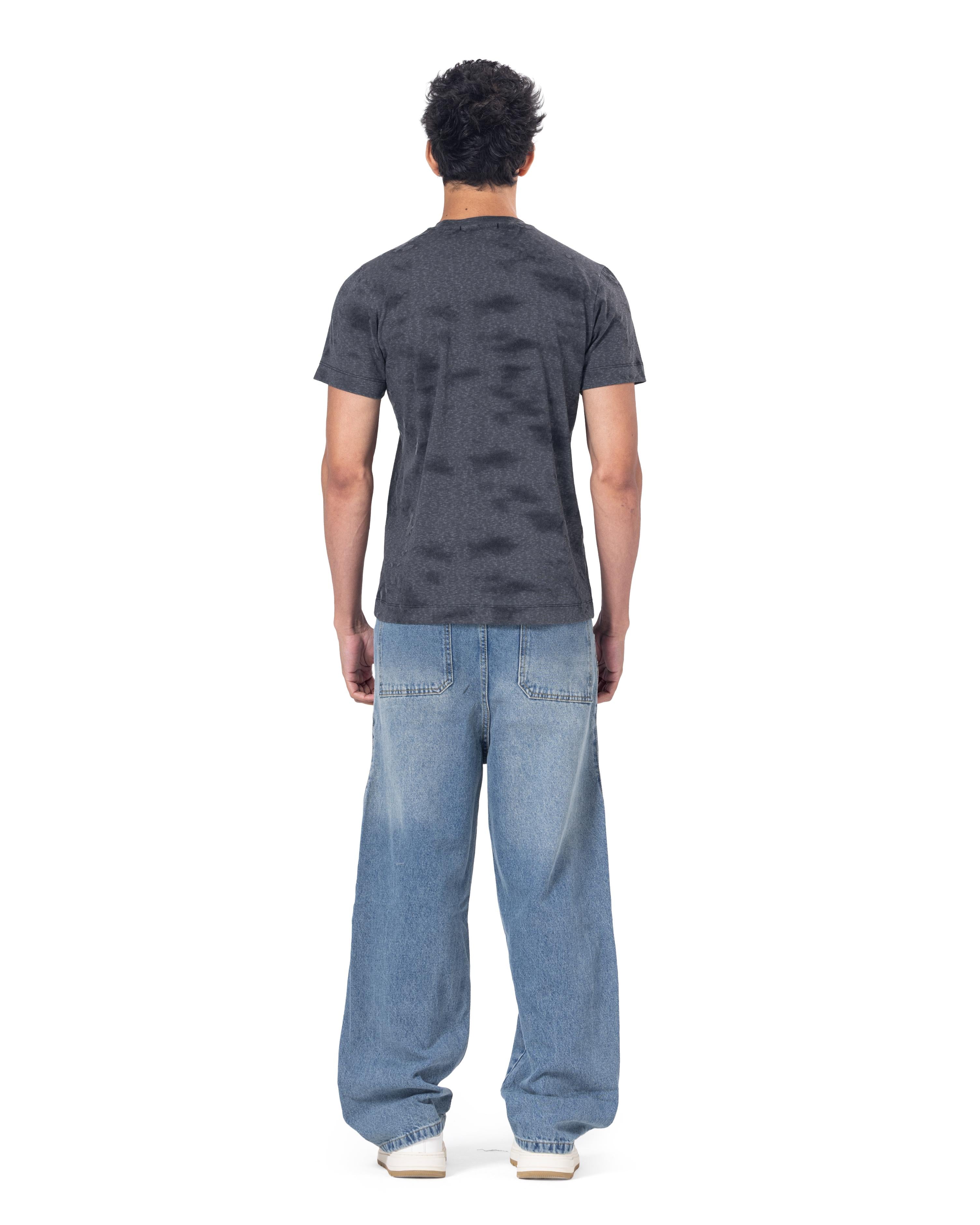 Velvet Textured Slim Fit T-Shirt