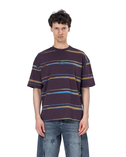 Crew Neck Oversized Fit Striped T-Shirt