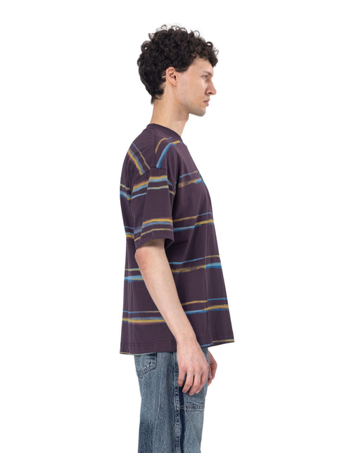 Crew Neck Oversized Fit Striped T-Shirt
