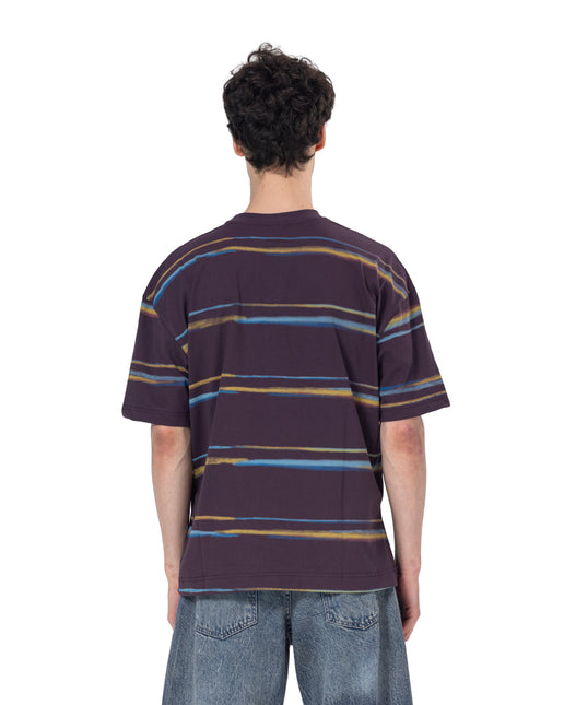 Crew Neck Oversized Fit Striped T-Shirt