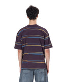 Crew Neck Oversized Fit Striped T-Shirt