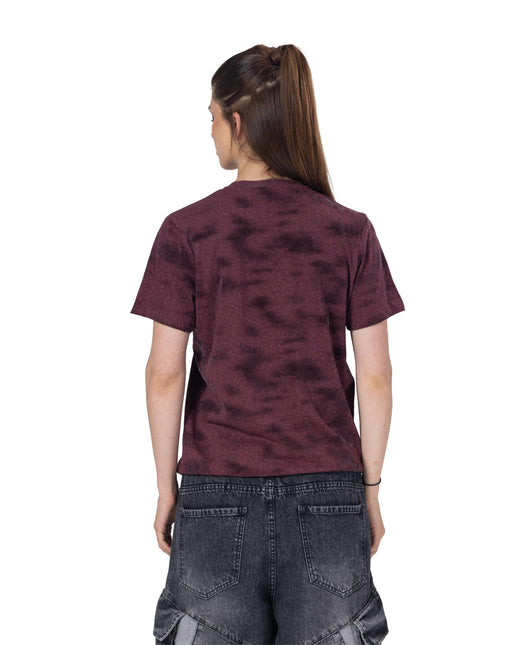 Velvet Textured Slim Fit T-Shirt