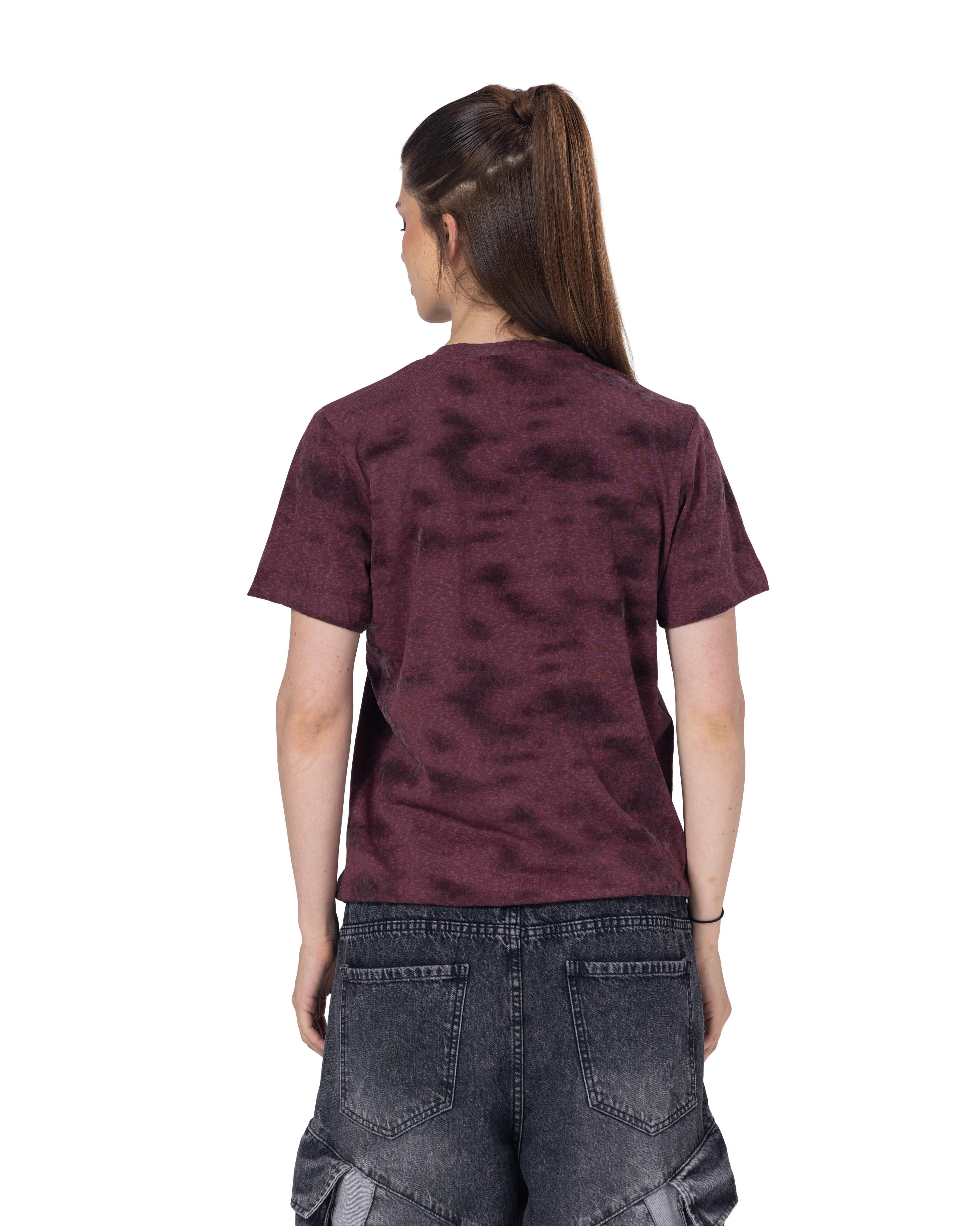 Velvet Textured Slim Fit T-Shirt