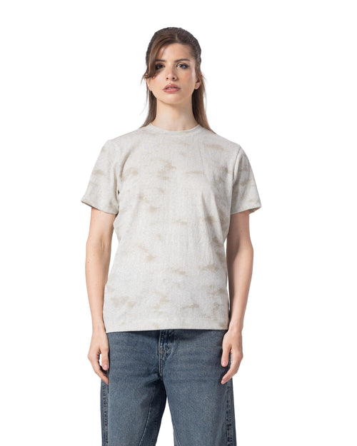 Velvet Textured Slim Fit T-Shirt