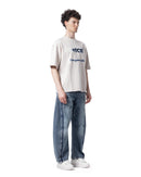 Crew Neck Oversized Fit Printed T-Shirt
