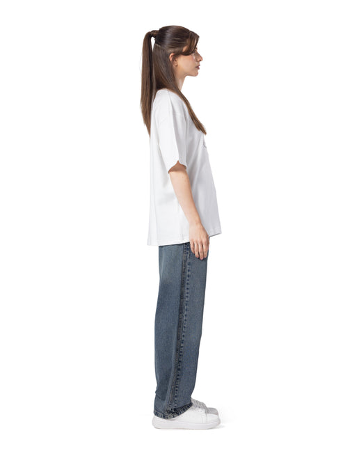 Crew Neck Oversized Bold Fit Printed  T-Shirt women