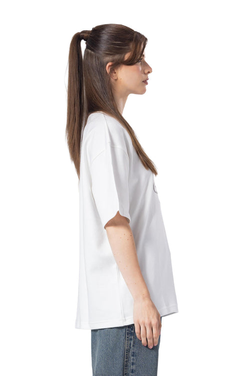 Crew Neck Oversized Bold Fit Printed T-Shirt