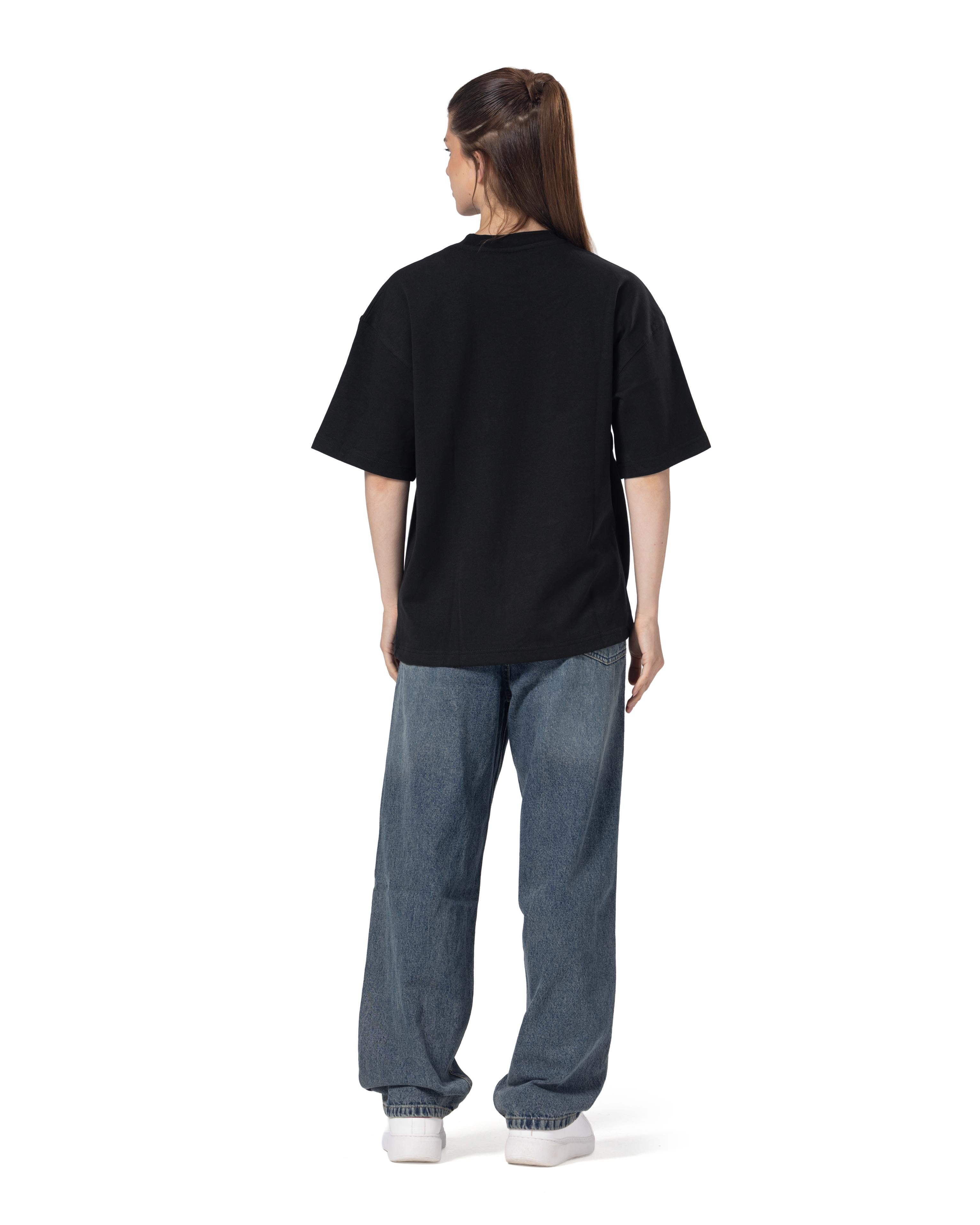Crew Neck Oversized Fit Printed T-Shirt