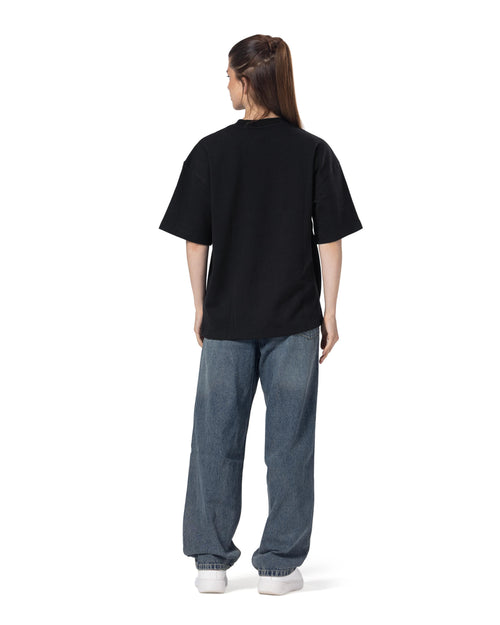 Crew Neck Oversized Fit Printed T-Shirt