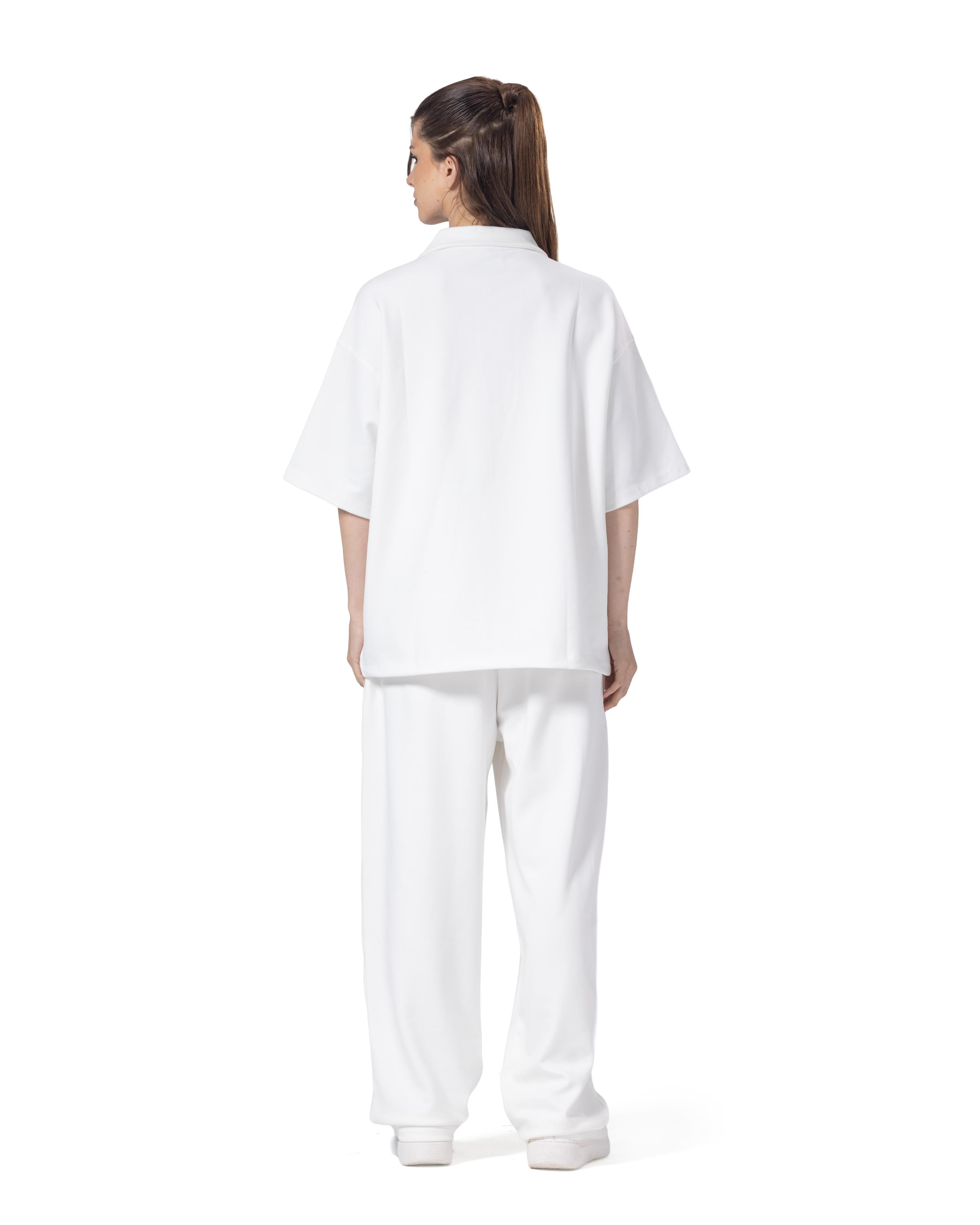 Zip-Up Collar Oversized Fit Suit