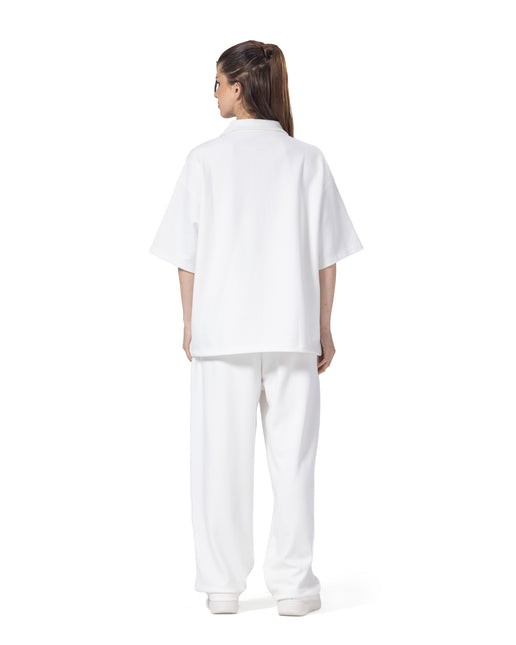 Zip-Up Collar Oversized Fit Suit women