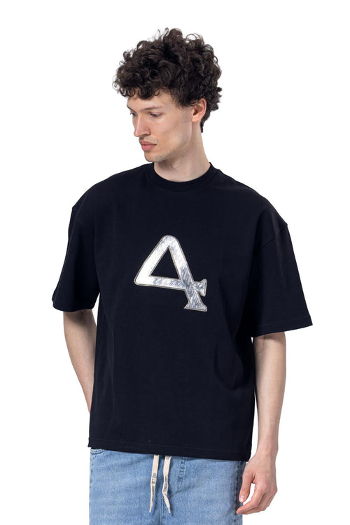 Crew Neck Oversized Bold Fit Printed T-Shirt