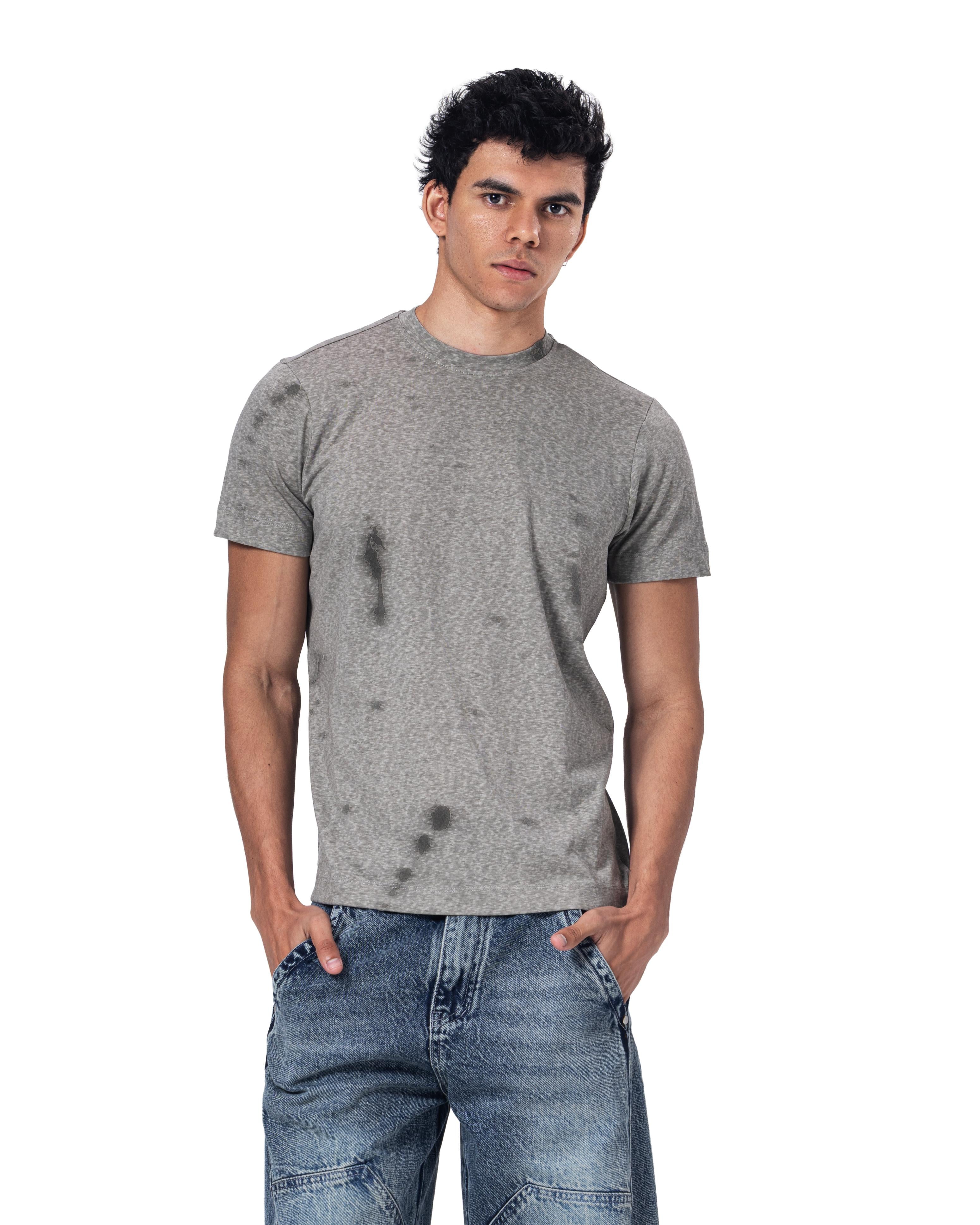 Little Velvet Textured Slim Fit T-Shirt