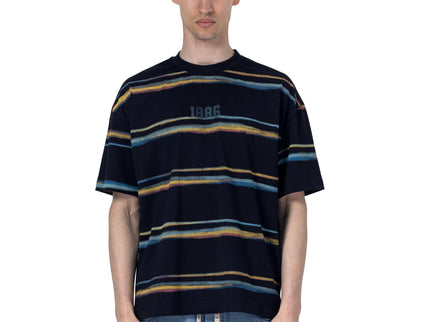 Crew Neck Oversized Fit Striped T-Shirt