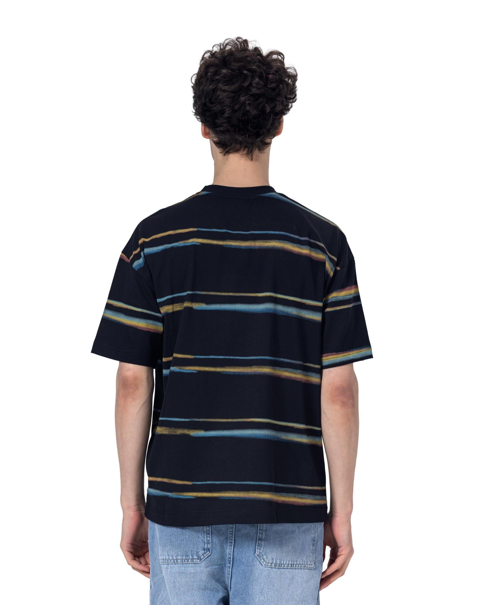Crew Neck Oversized Fit Striped T-Shirt