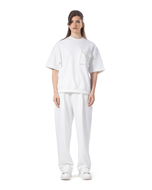Crew Neck Oversized Fit Pocket Suit women