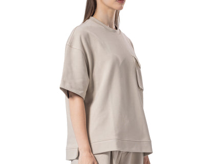 Crew Neck Oversized Fit Pocket Suit women