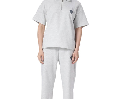 Zip-Up Collar Oversized Fit Quarter Zipper Suit women