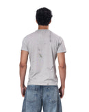 Little Velvet Textured Slim Fit T-Shirt