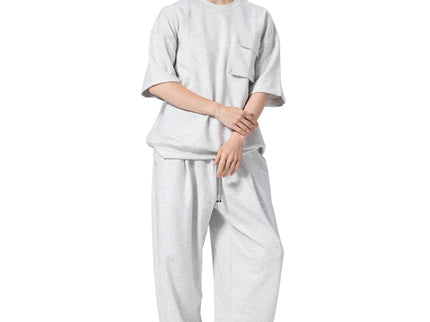Crew Neck Oversized Fit Pocket Suit women