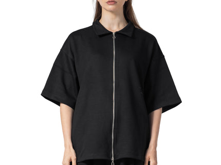 Zip-Up Collar Oversized Fit Suit women
