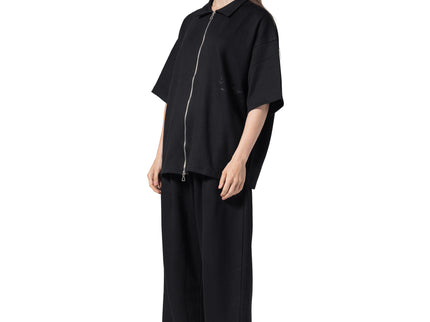 Zip-Up Collar Oversized Fit Suit women