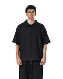 Zip-Up Collar Oversized Fit Suit