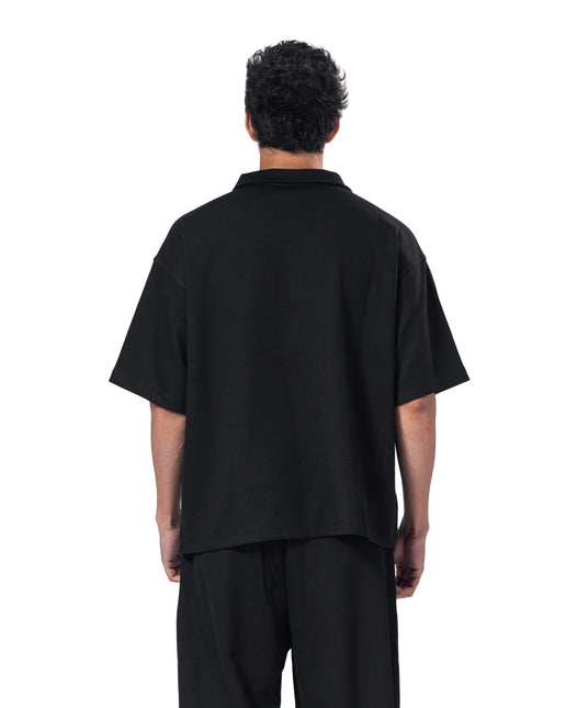 Zip-Up Collar Oversized Fit Suit