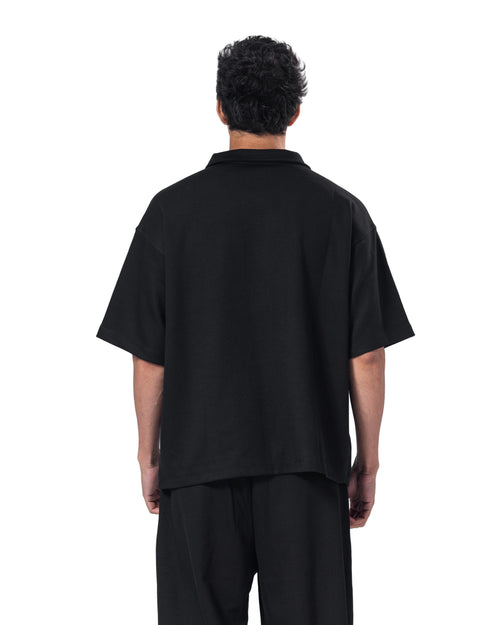 Zip-Up Collar Oversized Fit Suit
