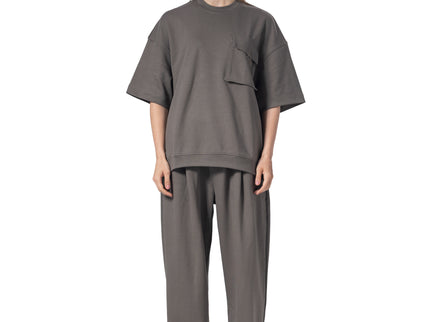 Crew Neck Oversized Fit Pocket Suit women
