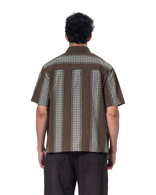 Button-Up Collar Oversized Fit Shirt