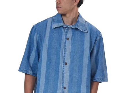 Button-Up Collar Oversized Fit Shirt