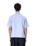 Graphic Striped Short Sleeve Shirt