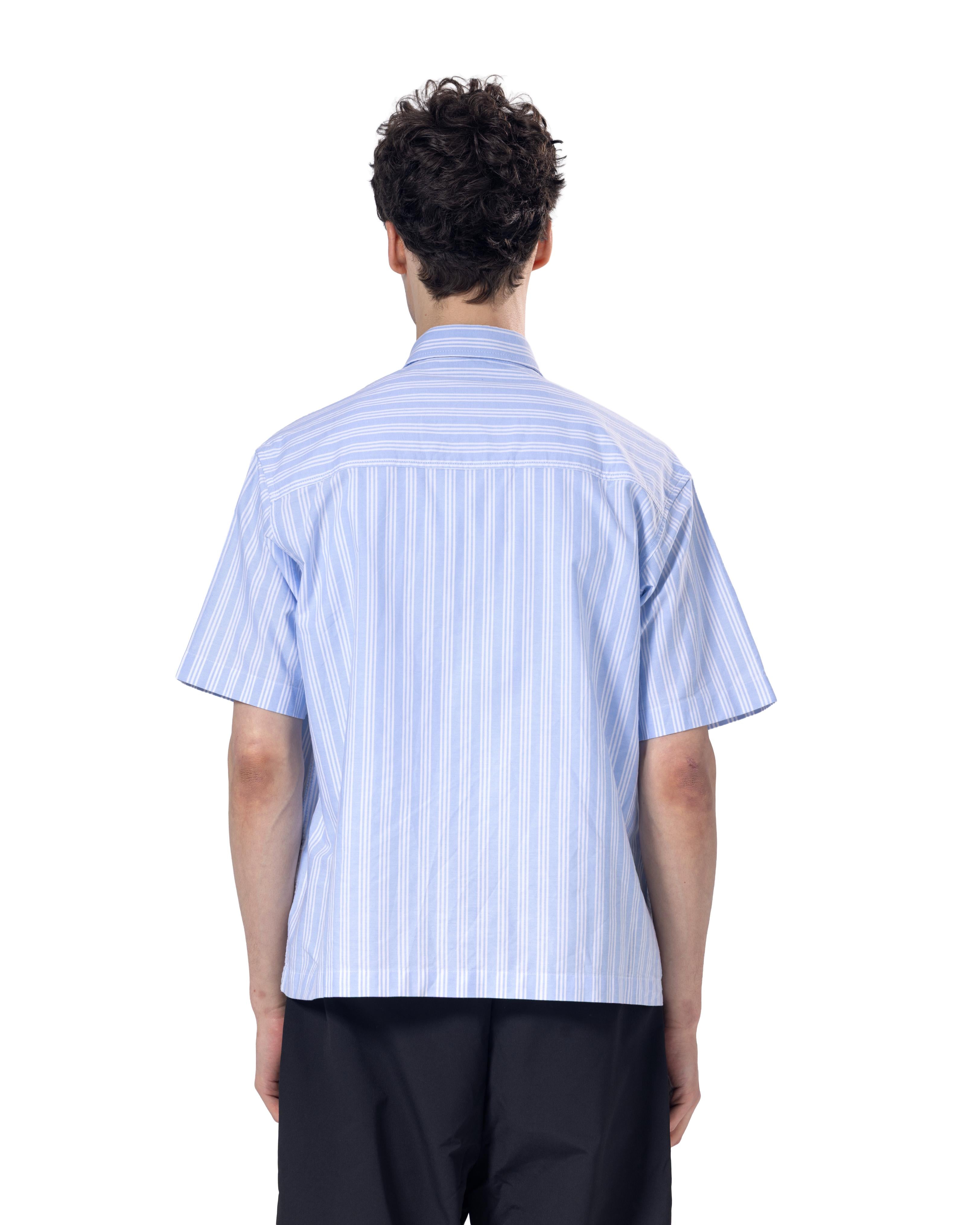 Graphic Striped Short Sleeve Shirt