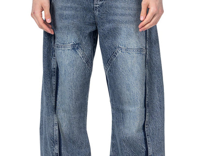 Washed Balloon Fit Jeans