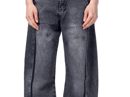 Washed Balloon Fit Jeans