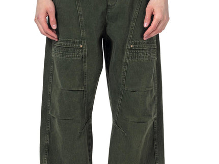 Drawstring Regular Fit Cargo denim