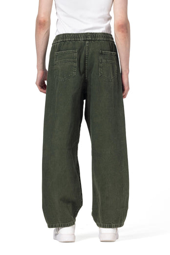 Drawstring Regular Fit Cargo denim