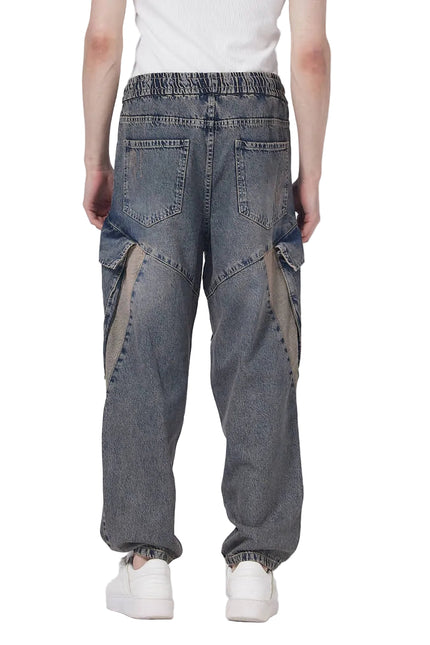 Utility Panel Baggy Jeans