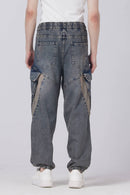 Utility Panel Baggy Jeans