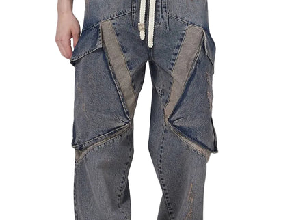 Utility Panel Baggy Jeans