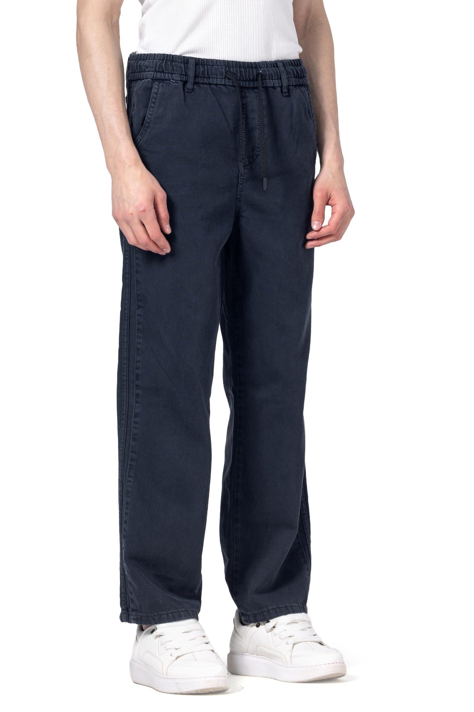 Elastic Waist Regular Fit  Denim