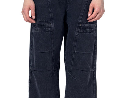 Drawstring Regular Fit Cargo denim