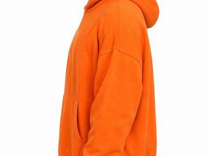 Vivid Orange Oversized NO.9 Hoodie