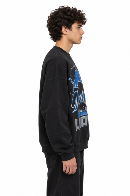 CATCH Detroit Lions Graphic Sweatshirt – Washed Black