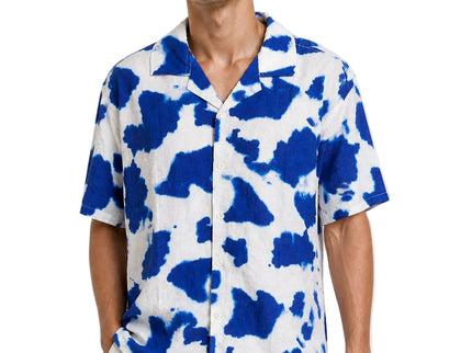 Blue Splash Resort Shirt – Box Fit