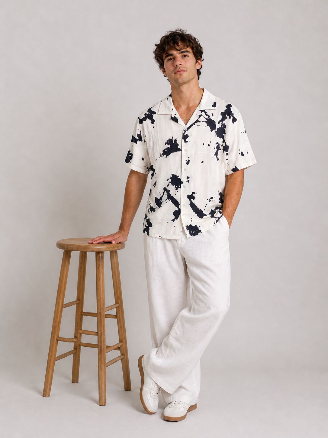 Mono Splash Resort Shirt – Box Fit