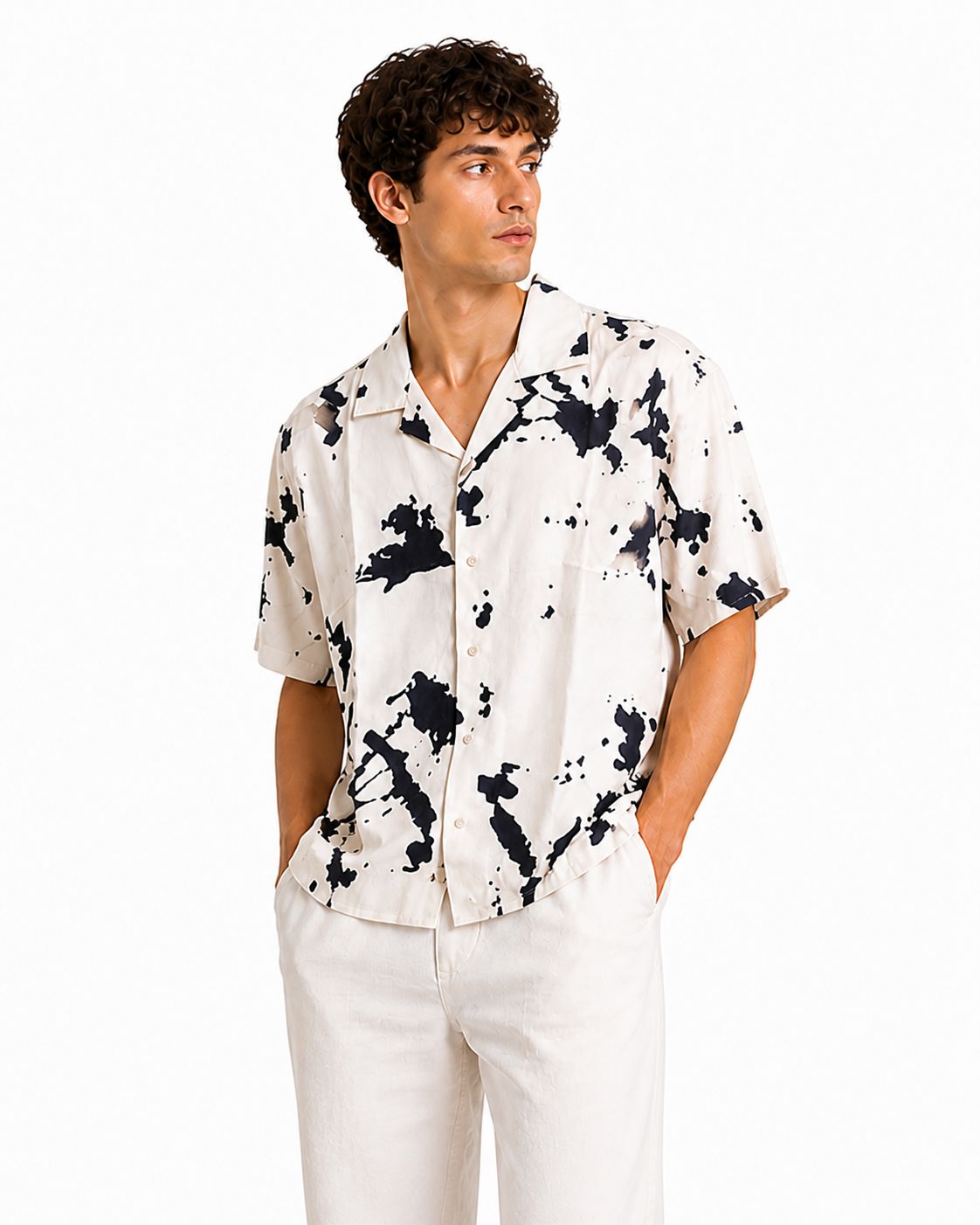 Mono Splash Resort Shirt – Box Fit